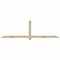 Ekena Millwork Eugene Rough Sawn Timber Gable Bracket, Douglas Fir, 108"W x 31 1/2"H x 4"D x 4"F, 7/12 Pitch GBW108X31X0404EUG00RDF - alternate 1